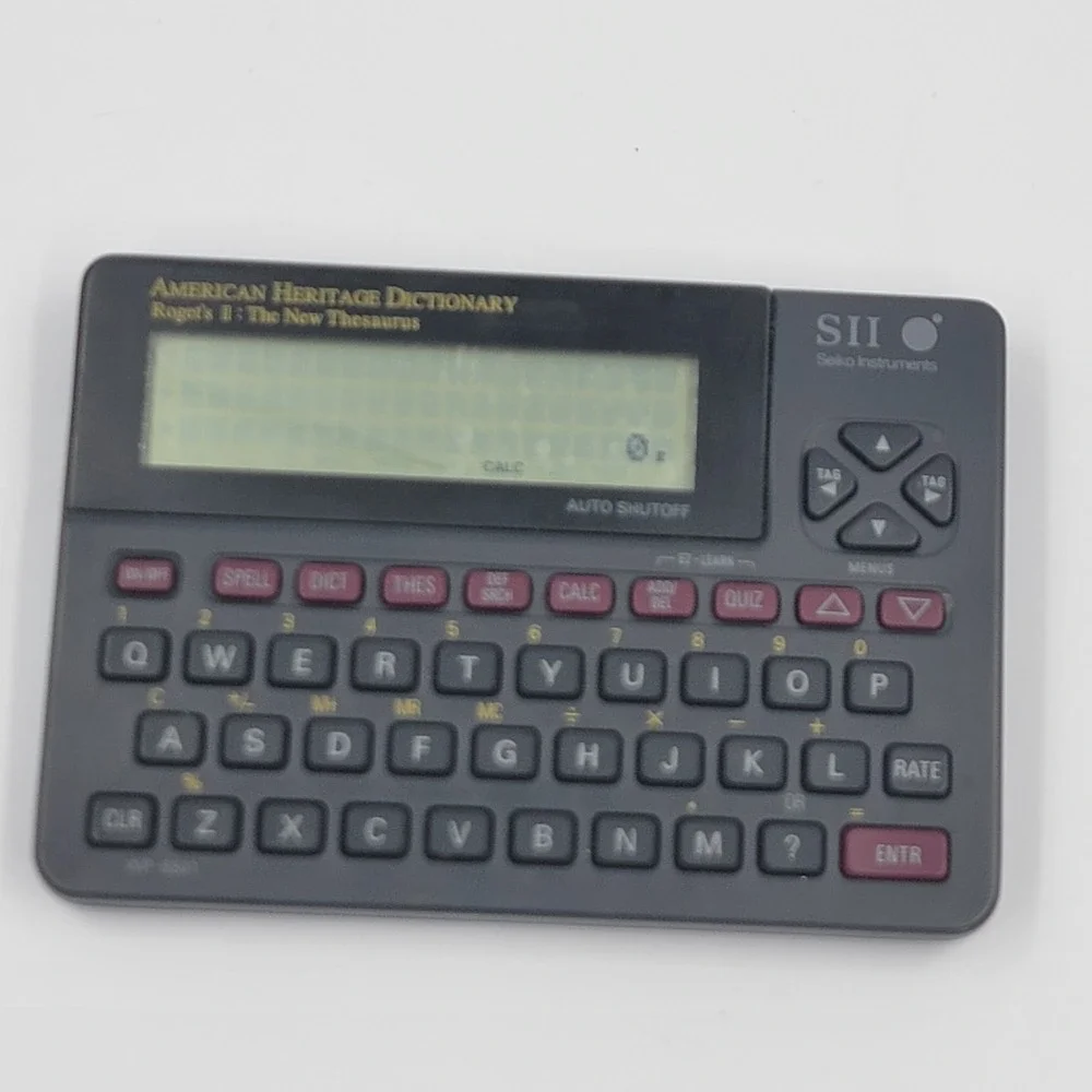 Seiko Instruments American Heritage Dictionary SII WP5501 Tested‎